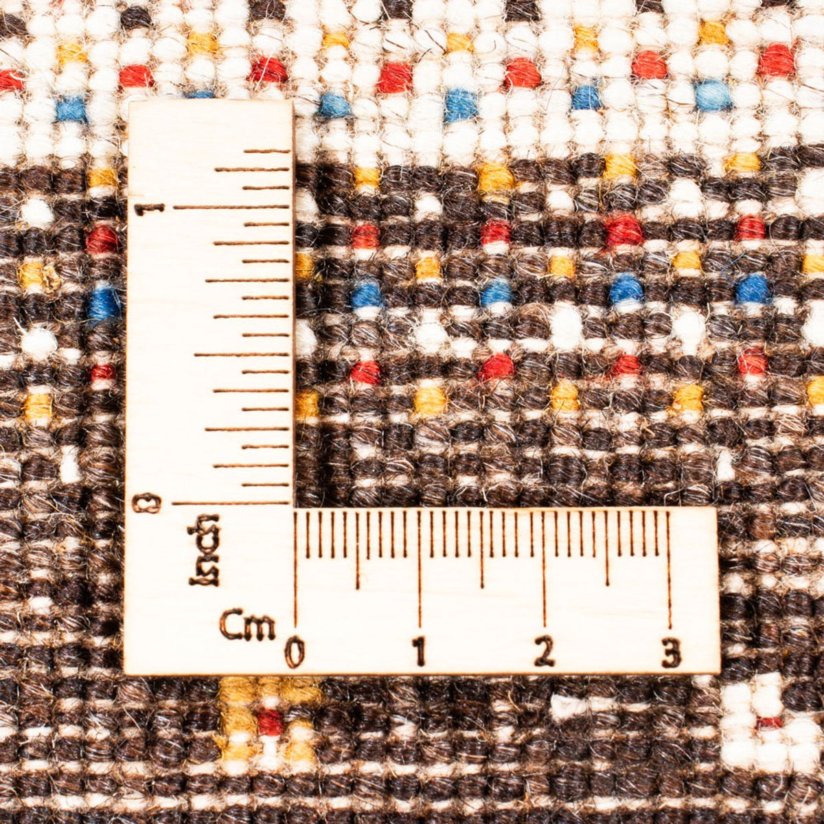 Alfombra Gabbeh - Loribaft Persa - Real - 134 x 84 cm - marrón