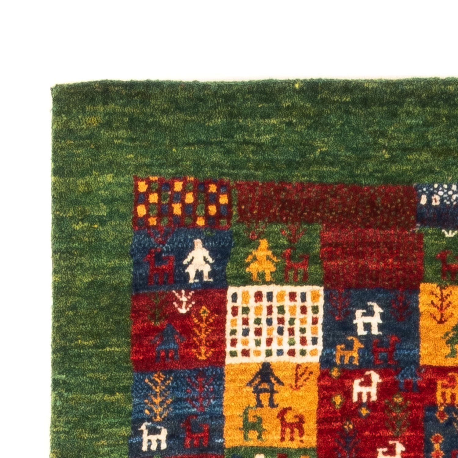 Alfombra Gabbeh - Loribaft Persa - Real - 133 x 85 cm - multicolor