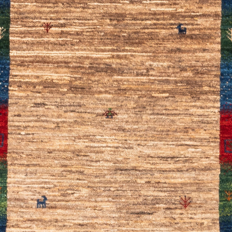 Alfombra Gabbeh - Loribaft Persa - Real - 136 x 85 cm - multicolor