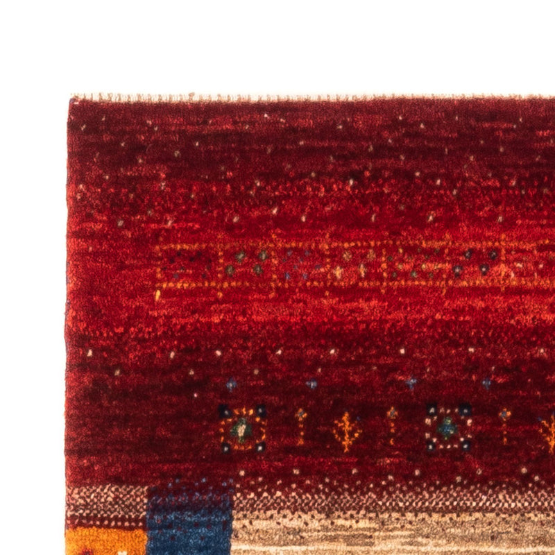 Alfombra Gabbeh - Loribaft Persa - Real - 136 x 85 cm - multicolor