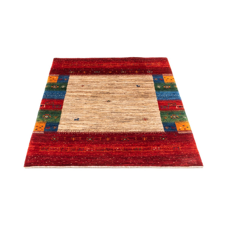 Alfombra Gabbeh - Loribaft Persa - Real - 136 x 85 cm - multicolor
