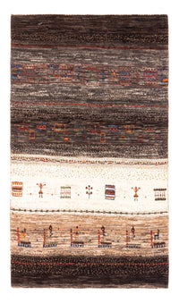 Alfombra Gabbeh - Loribaft Persa - Real - 137 x 85 cm - marrón