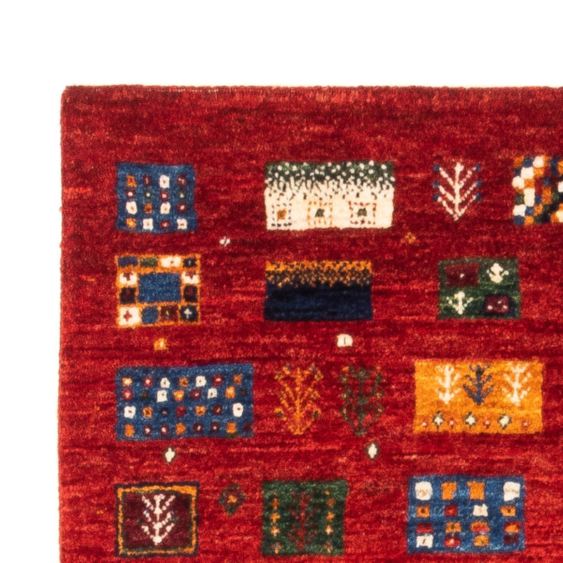 Alfombra Gabbeh - Loribaft Persa - Real - 130 x 85 cm - multicolor