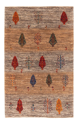 Alfombra Gabbeh - Loribaft Persa - Real - 123 x 81 cm - multicolor
