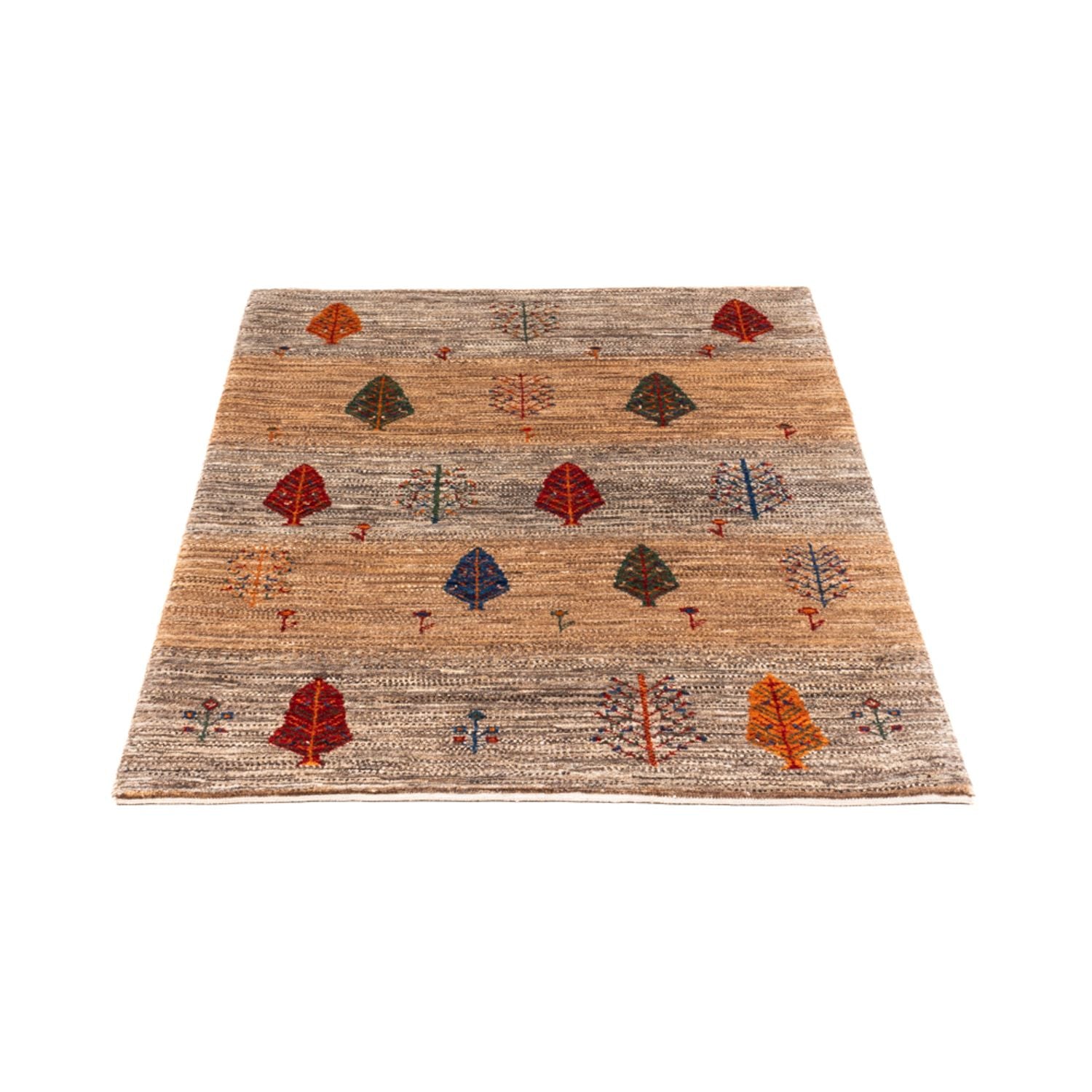 Alfombra Gabbeh - Loribaft Persa - Real - 123 x 81 cm - multicolor