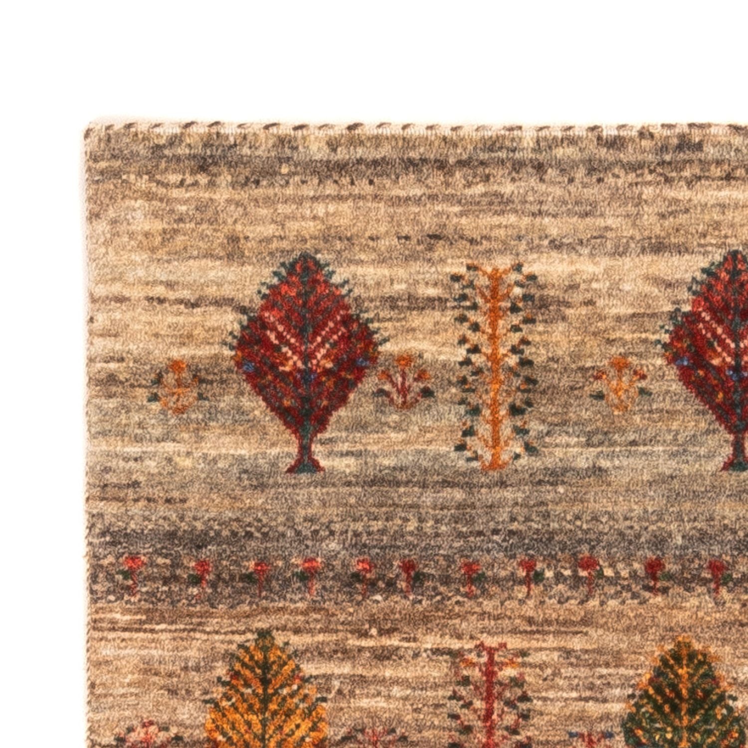 Alfombra Gabbeh - Loribaft Persa - Real - 130 x 84 cm - multicolor