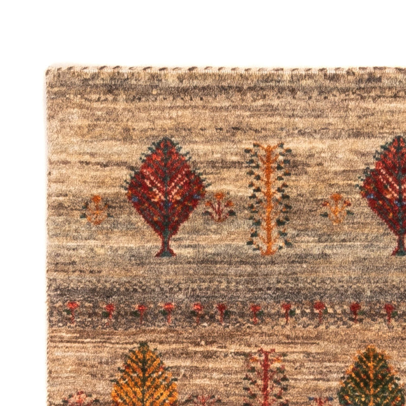 Alfombra Gabbeh - Loribaft Persa - Real - 130 x 84 cm - multicolor