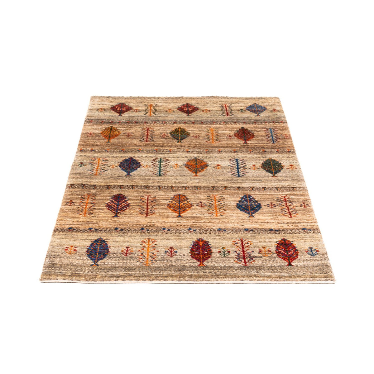 Alfombra Gabbeh - Loribaft Persa - Real - 130 x 84 cm - multicolor