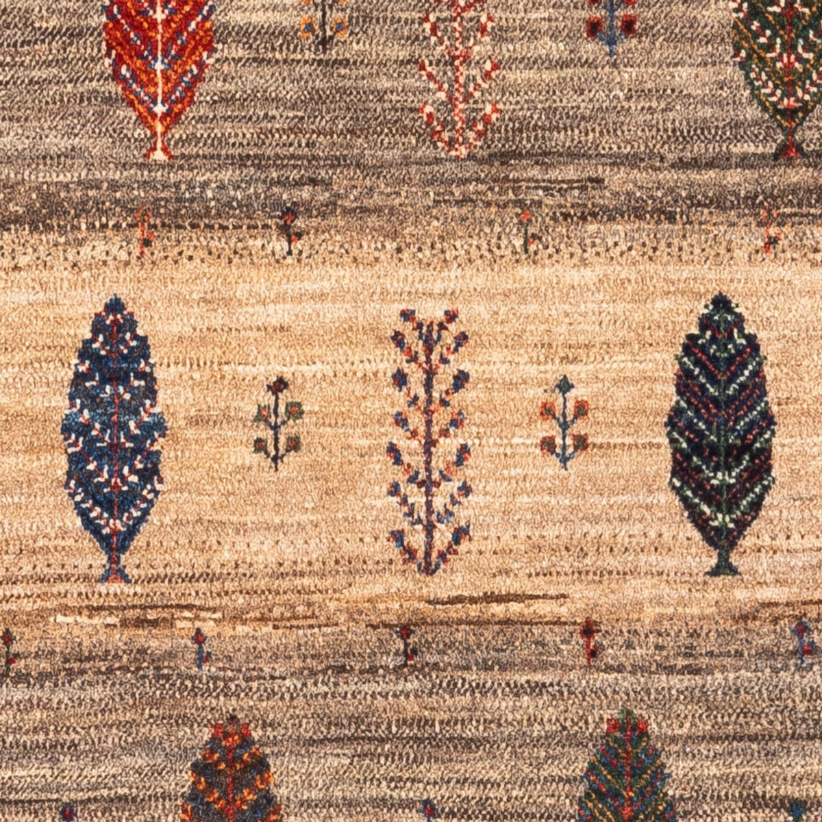 Alfombra Gabbeh - Loribaft Persa - Real - 137 x 90 cm - multicolor