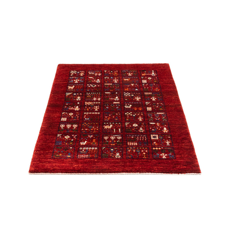 Alfombra Gabbeh - Loribaft Persa - Real - 133 x 83 cm - multicolor