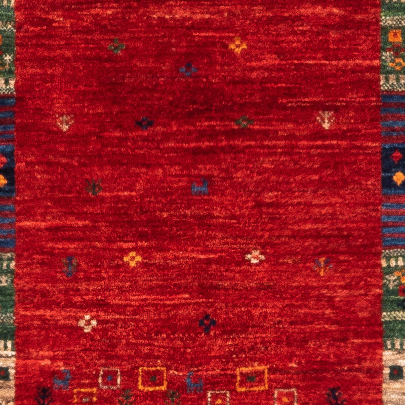 Alfombra Gabbeh - Loribaft Persa - Real - 128 x 83 cm - multicolor