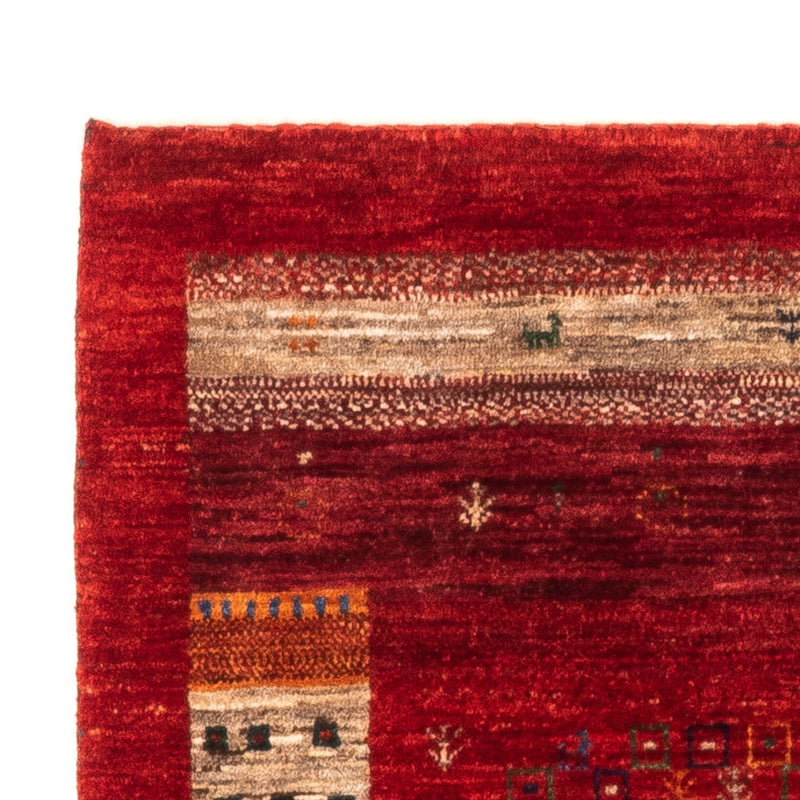 Alfombra Gabbeh - Loribaft Persa - Real - 128 x 83 cm - multicolor