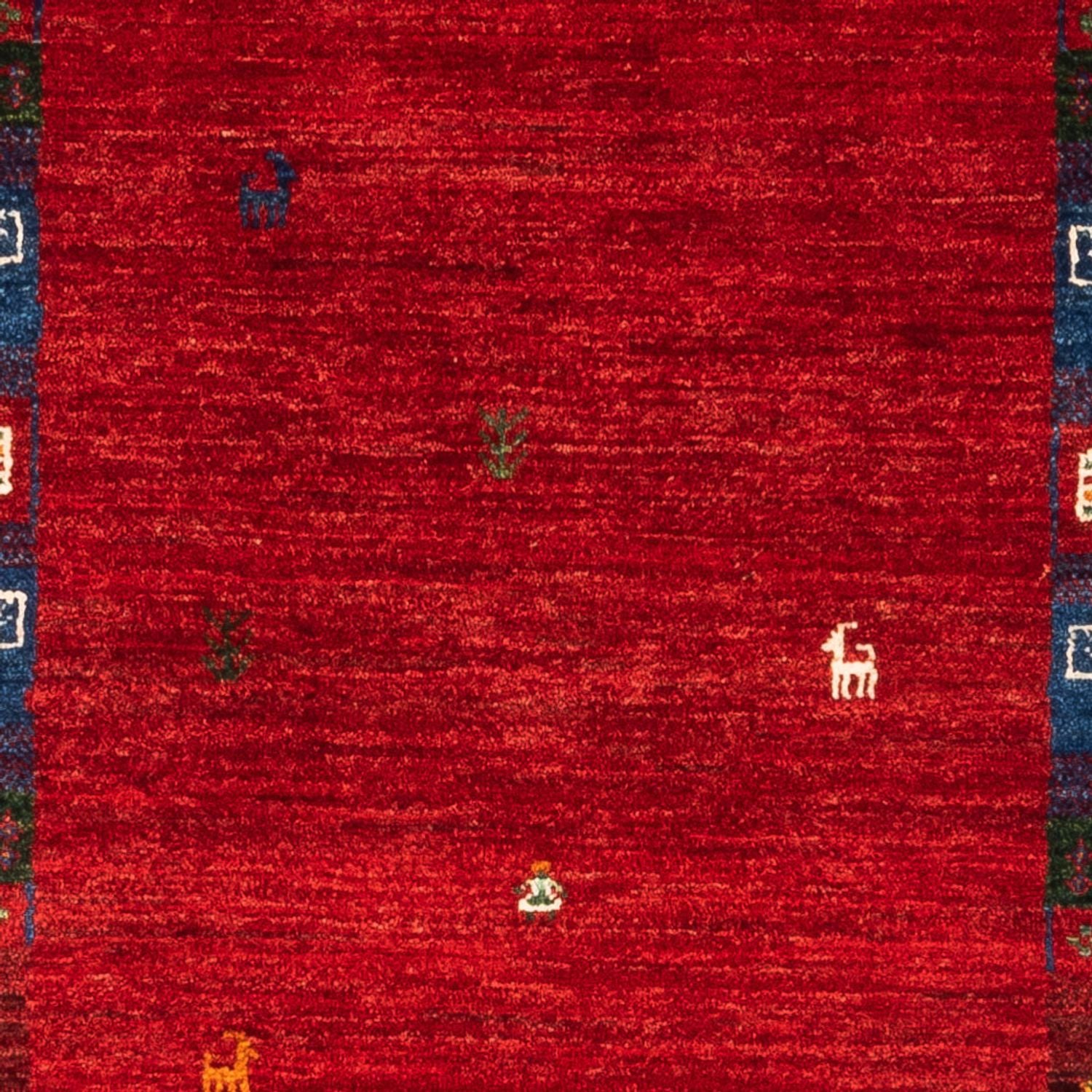 Alfombra Gabbeh - Loribaft Persa - Real - 130 x 86 cm - multicolor