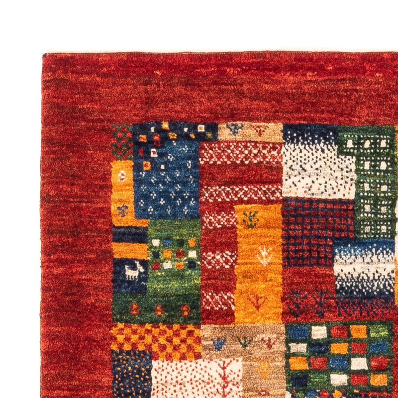 Alfombra Gabbeh - Loribaft Persa - Real - 123 x 87 cm - multicolor