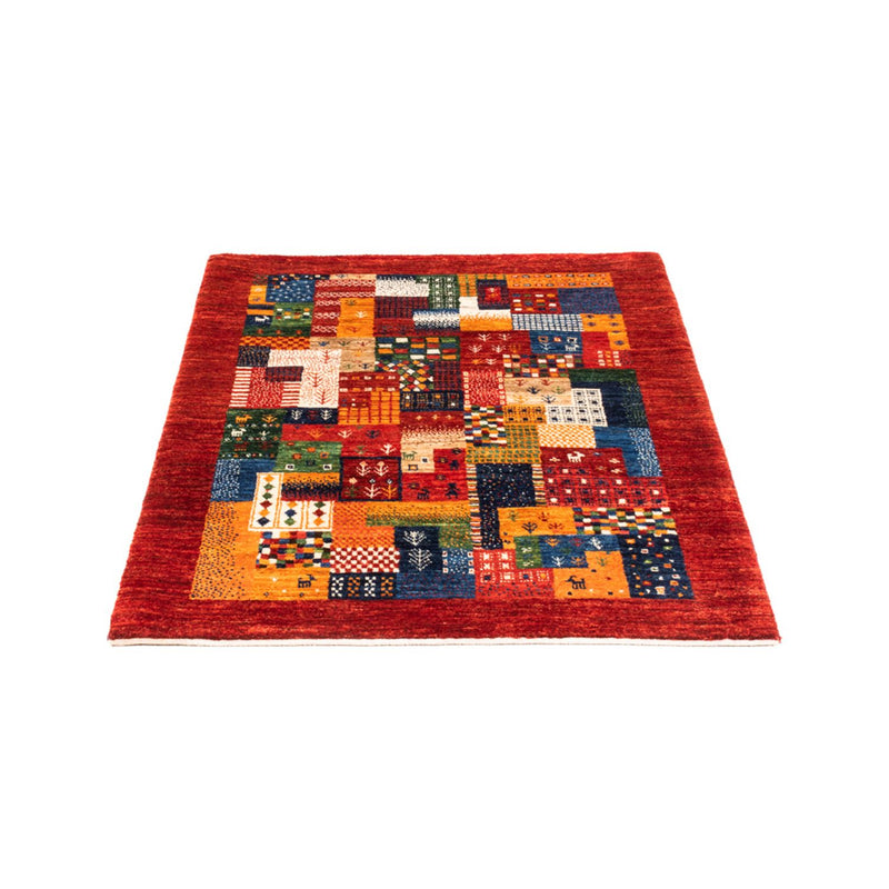 Alfombra Gabbeh - Loribaft Persa - Real - 123 x 87 cm - multicolor