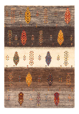 Alfombra Gabbeh - Loribaft Persa - Real - 122 x 84 cm - multicolor