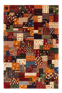 Alfombra Gabbeh - Loribaft Persa - Real - 137 x 92 cm - multicolor