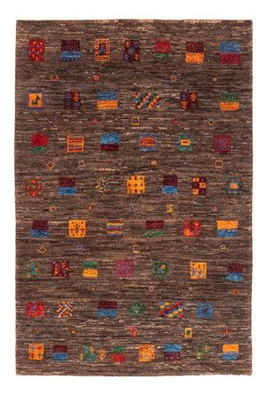 Alfombra Gabbeh - Loribaft Persa - Real - 119 x 82 cm - gris