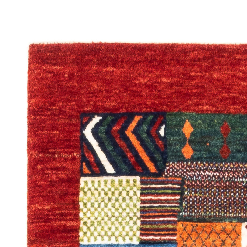 Alfombra Gabbeh - Loribaft Persa - Real - 131 x 81 cm - multicolor