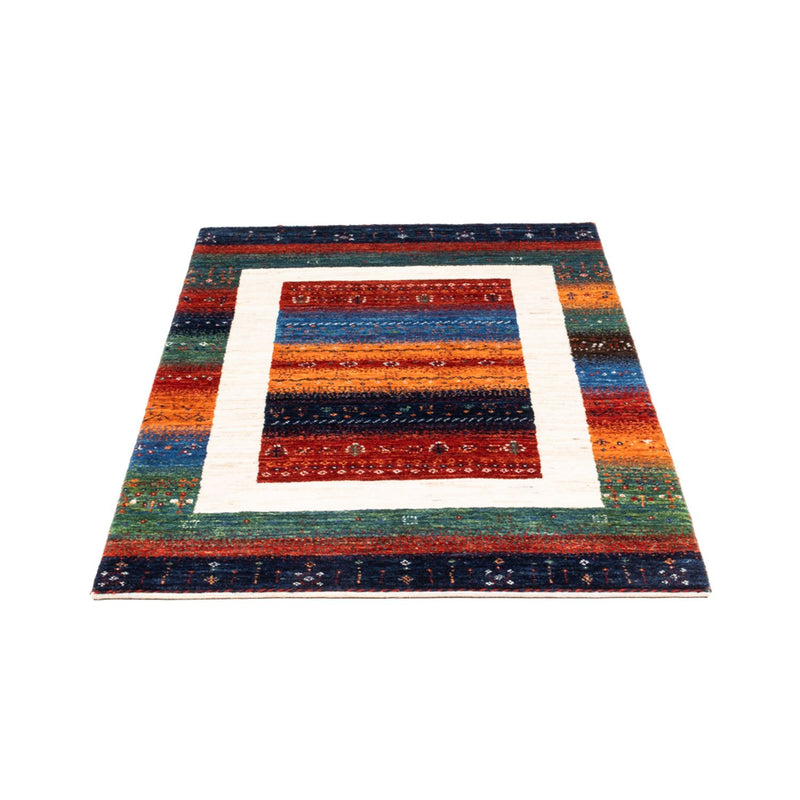 Alfombra Gabbeh - Loribaft Persa - Real - 140 x 84 cm - multicolor