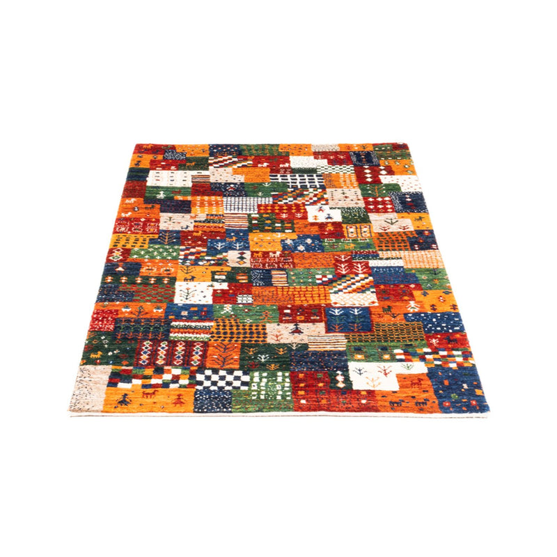 Alfombra Gabbeh - Loribaft Persa - Real - 125 x 80 cm - multicolor