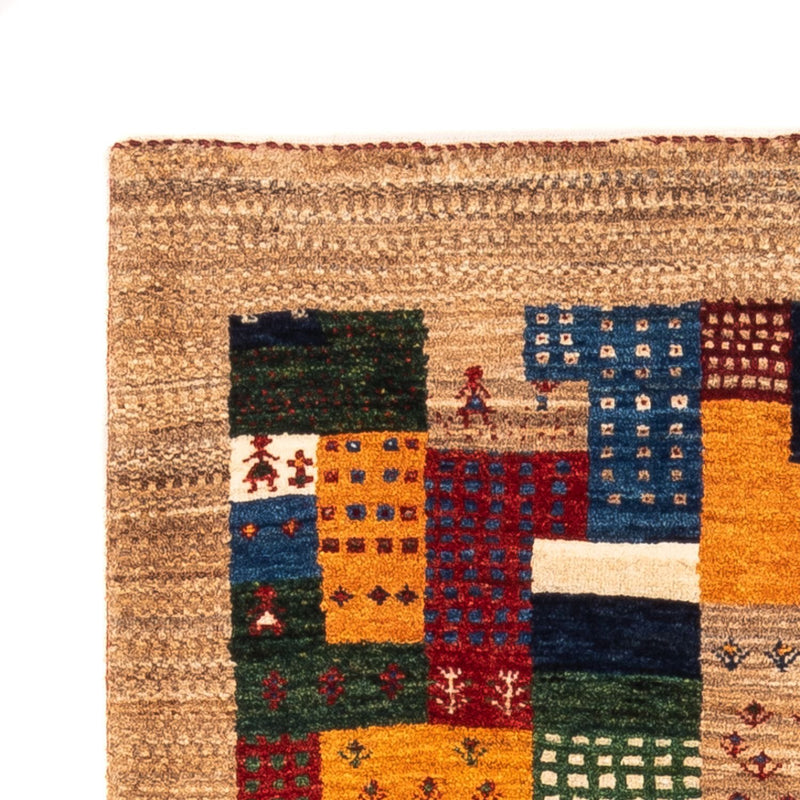 Alfombra Gabbeh - Loribaft Persa - Real - 123 x 82 cm - multicolor
