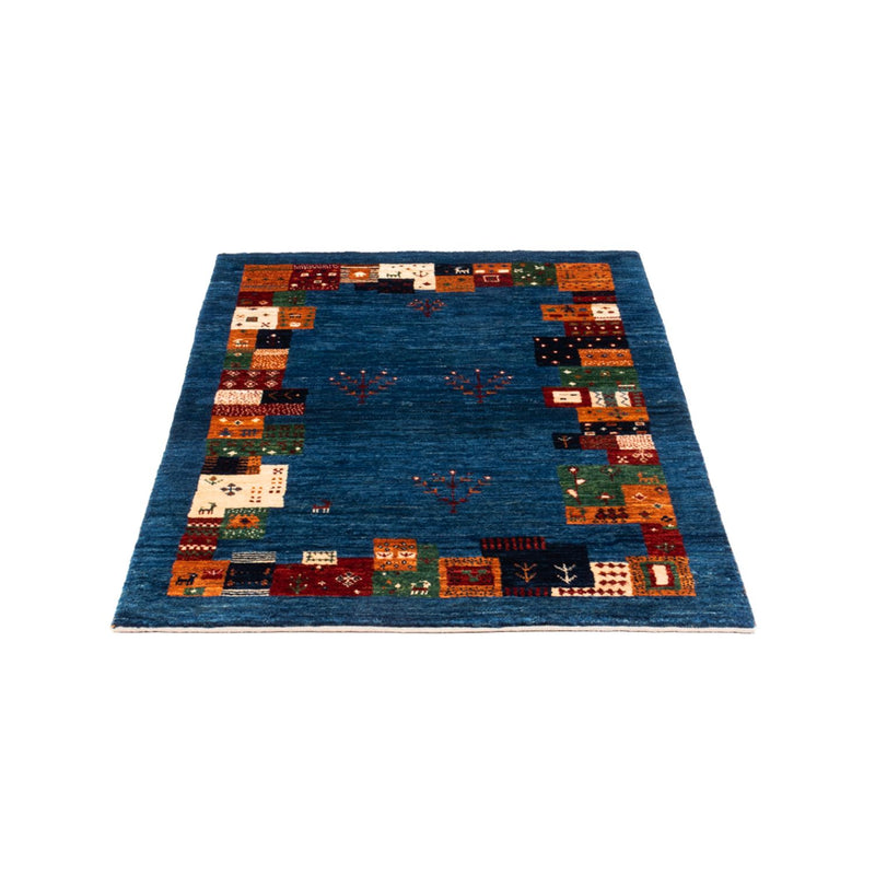 Alfombra Gabbeh - Loribaft Persa - Real - 128 x 83 cm - multicolor
