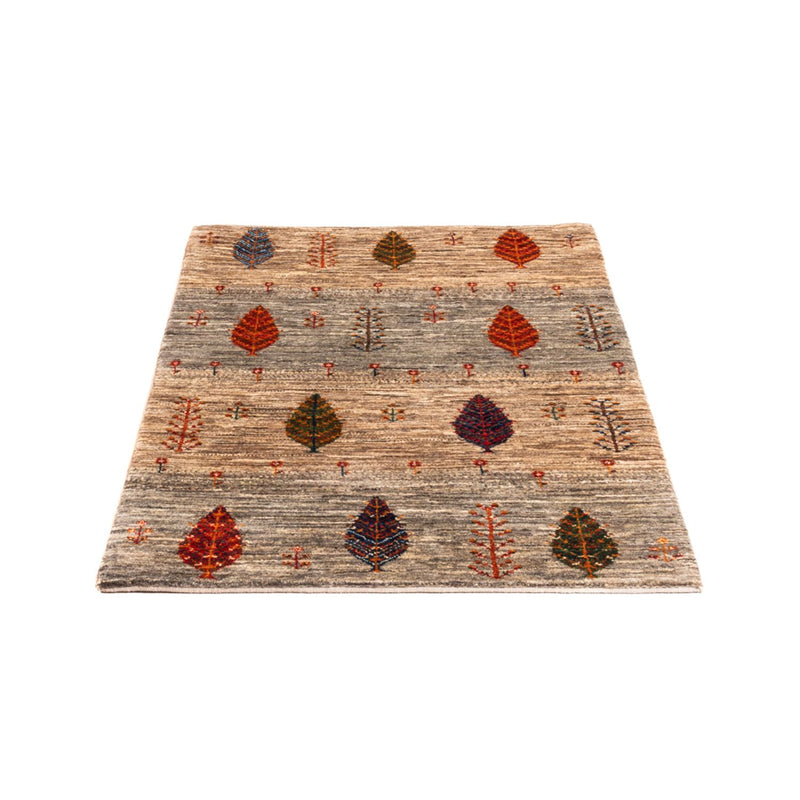 Alfombra Gabbeh - Loribaft Persa - Real - 133 x 81 cm - multicolor