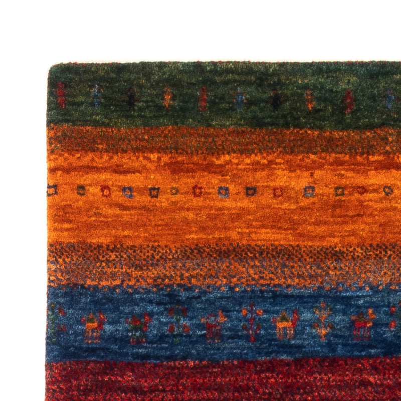 Alfombra Gabbeh - Loribaft Persa - Real - 137 x 86 cm - multicolor
