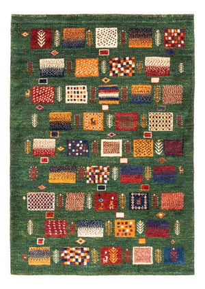 Alfombra Gabbeh - Loribaft Persa - Real - 117 x 83 cm - multicolor