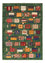 Alfombra Gabbeh - Loribaft Persa - Real - 117 x 83 cm - multicolor