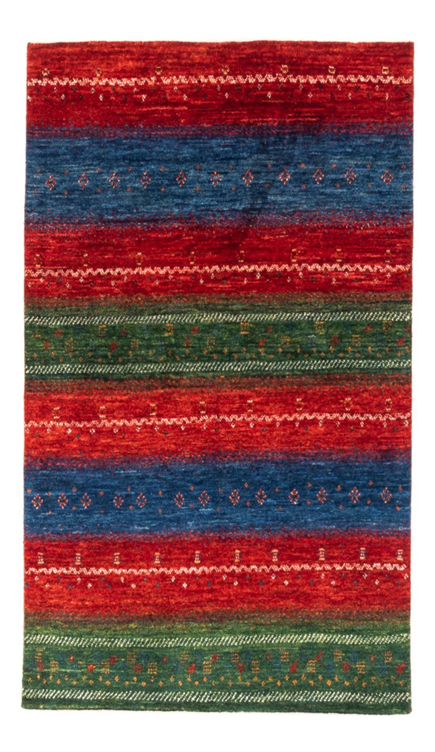 Alfombra Gabbeh - Loribaft Persa - Real - 140 x 85 cm - multicolor