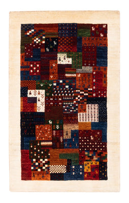 Alfombra Gabbeh - Loribaft Persa - Real - 134 x 84 cm - multicolor