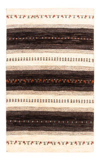 Alfombra Gabbeh - Loribaft Persa - Real - 128 x 81 cm - gris