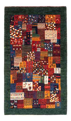 Alfombra Gabbeh - Loribaft Persa - Real - 134 x 82 cm - multicolor