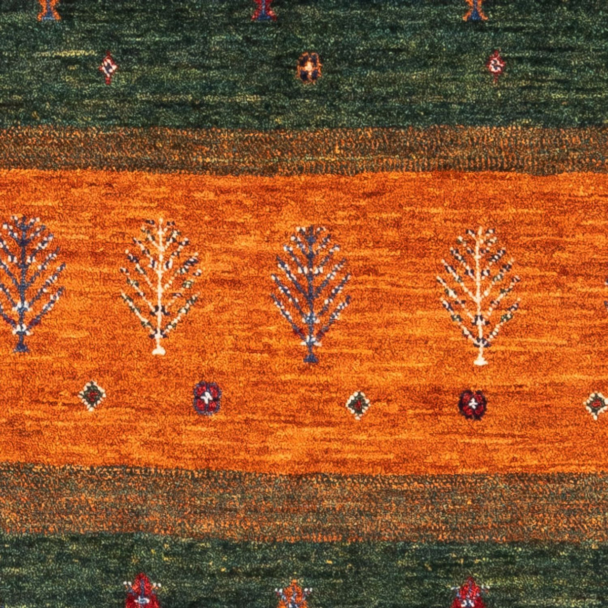 Alfombra Gabbeh - Loribaft Persa - Real - 136 x 84 cm - multicolor