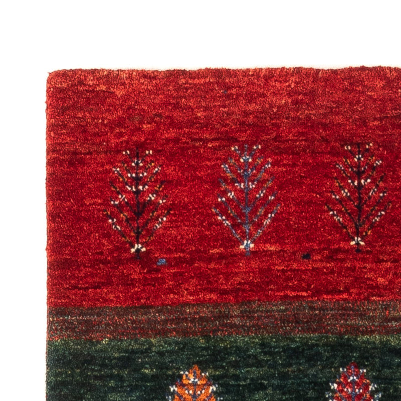Alfombra Gabbeh - Loribaft Persa - Real - 136 x 84 cm - multicolor