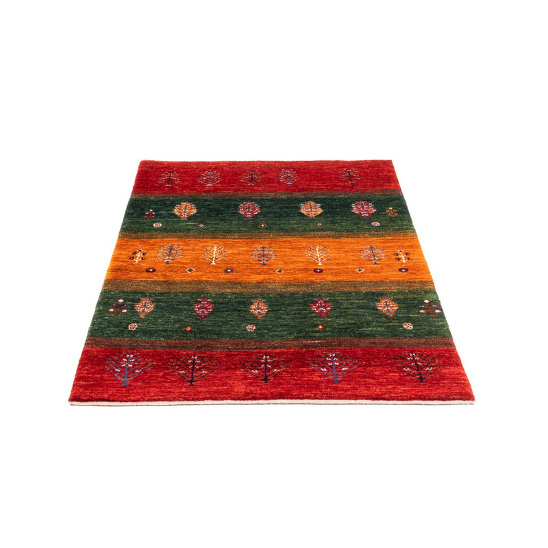 Alfombra Gabbeh - Loribaft Persa - Real - 136 x 84 cm - multicolor