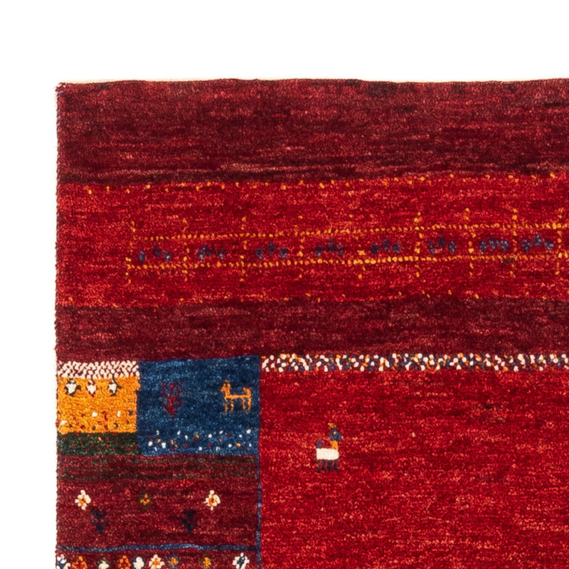 Alfombra Gabbeh - Loribaft Persa - Real - 121 x 81 cm - multicolor
