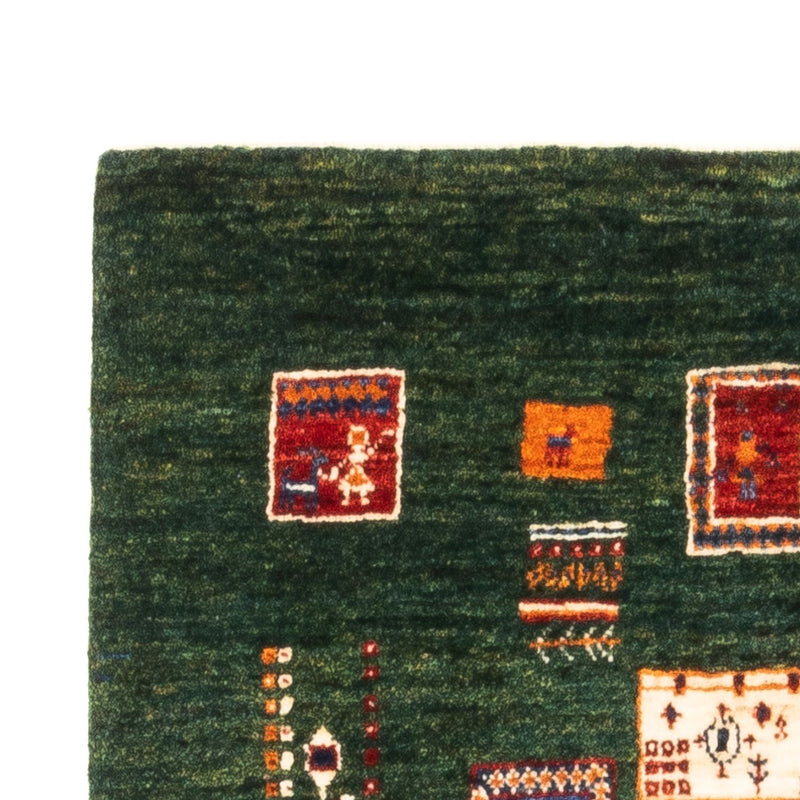 Alfombra Gabbeh - Loribaft Persa - Real - 135 x 83 cm - multicolor