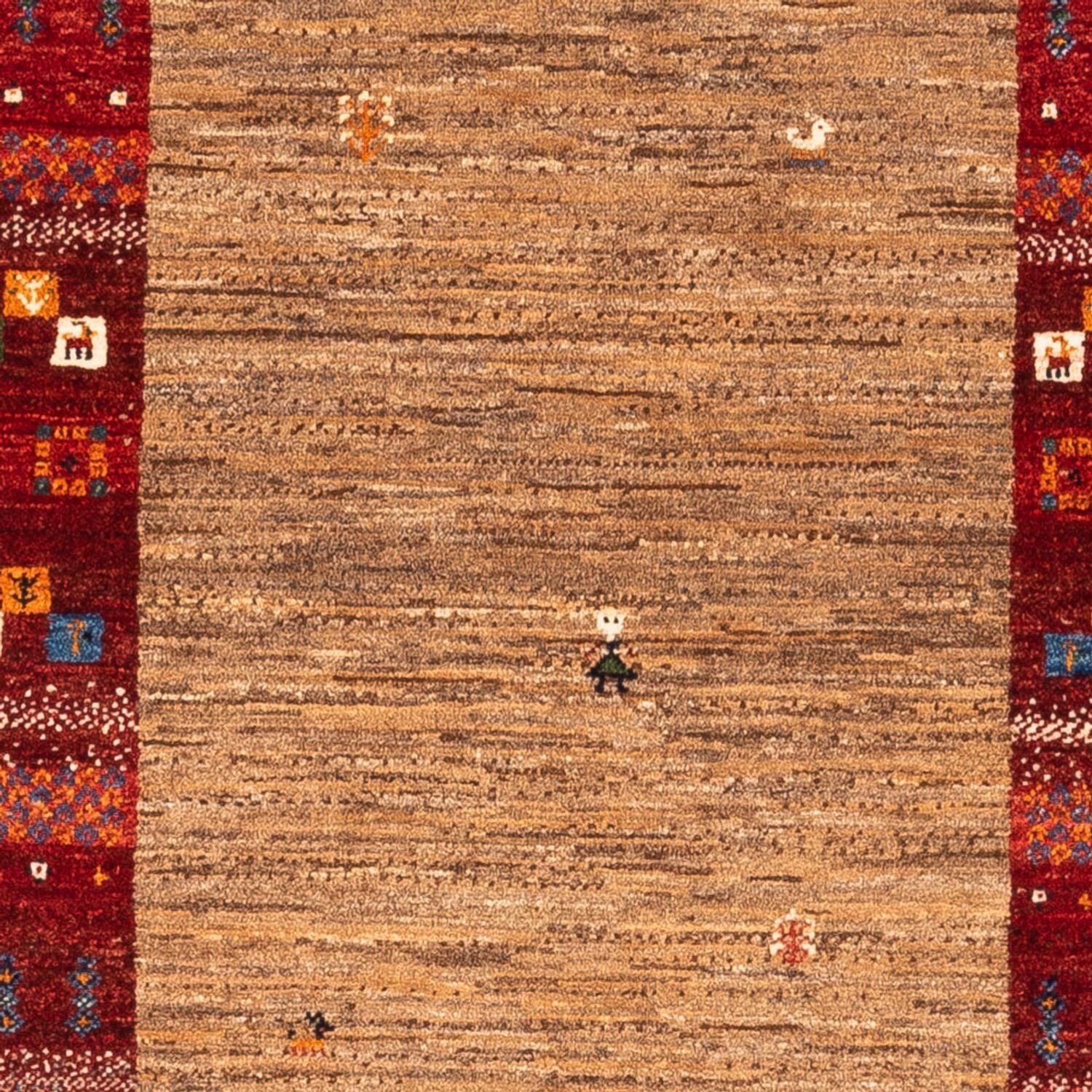 Alfombra Gabbeh - Loribaft Persa - Real - 134 x 92 cm - multicolor