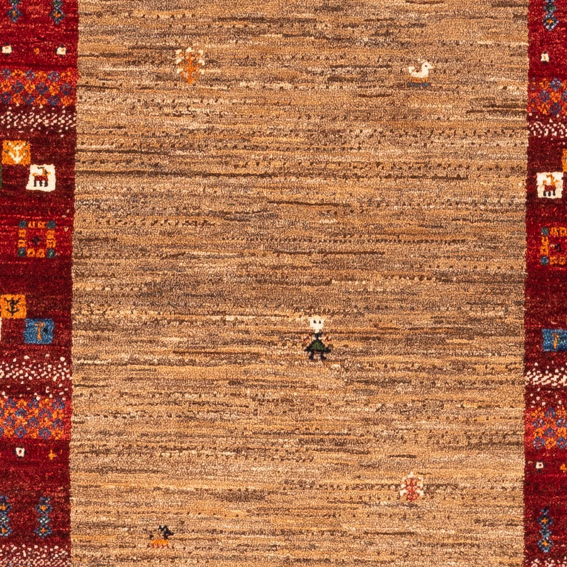 Alfombra Gabbeh - Loribaft Persa - Real - 134 x 92 cm - multicolor