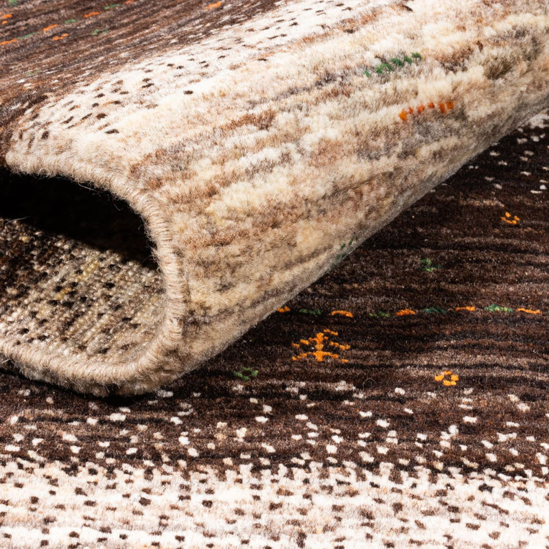 Alfombra Gabbeh - Loribaft Persa - 198 x 160 cm - gris