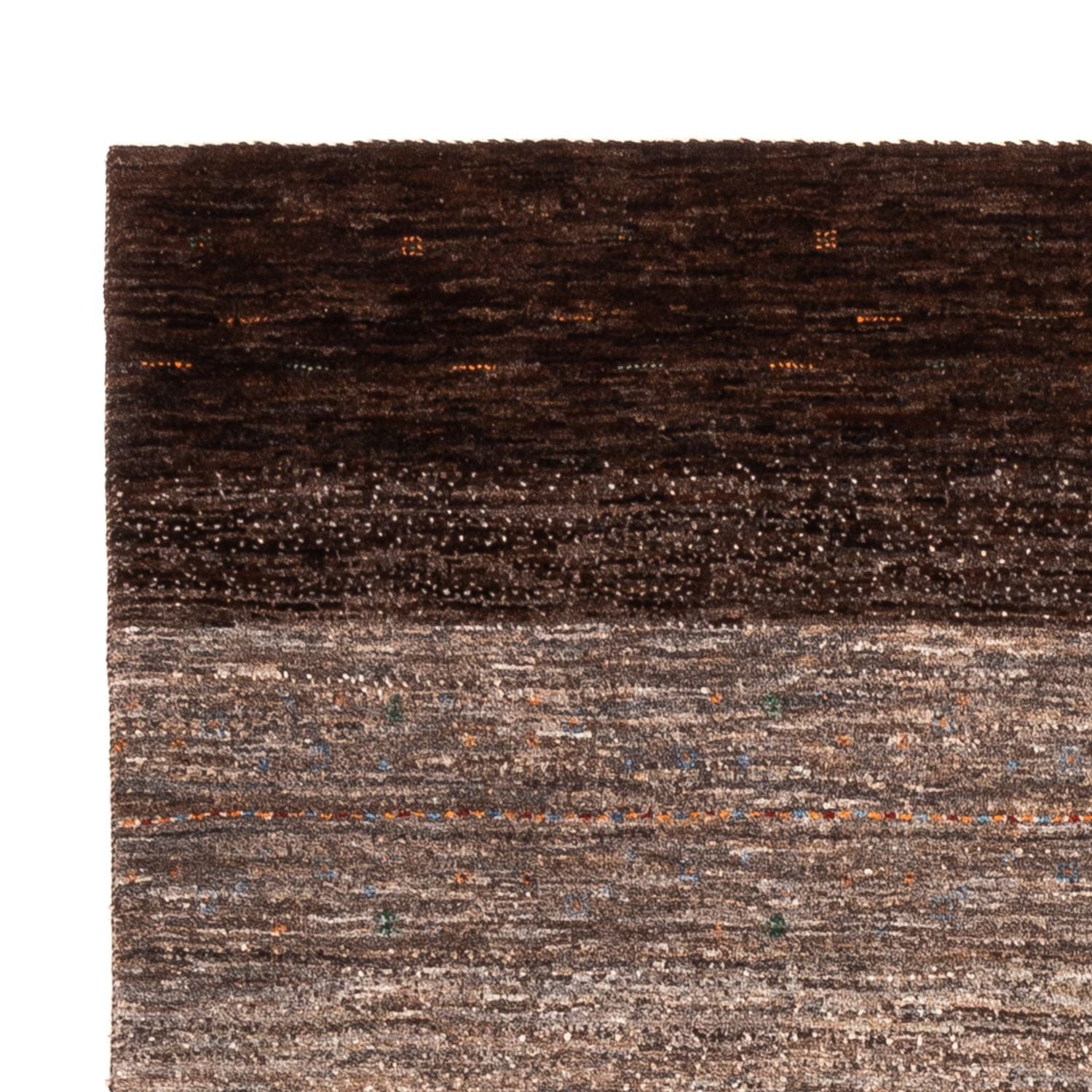 Alfombra Gabbeh - Loribaft Persa - 195 x 134 cm - gris