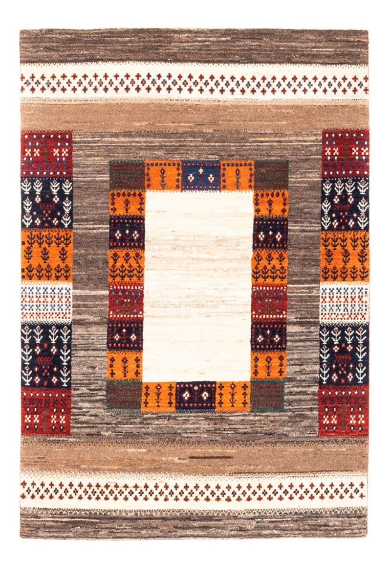 Alfombra Gabbeh - Loribaft Persa - Real - 147 x 103 cm - multicolor