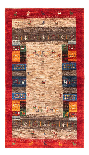 Alfombra Gabbeh - Loribaft Persa - Real - 147 x 86 cm - multicolor