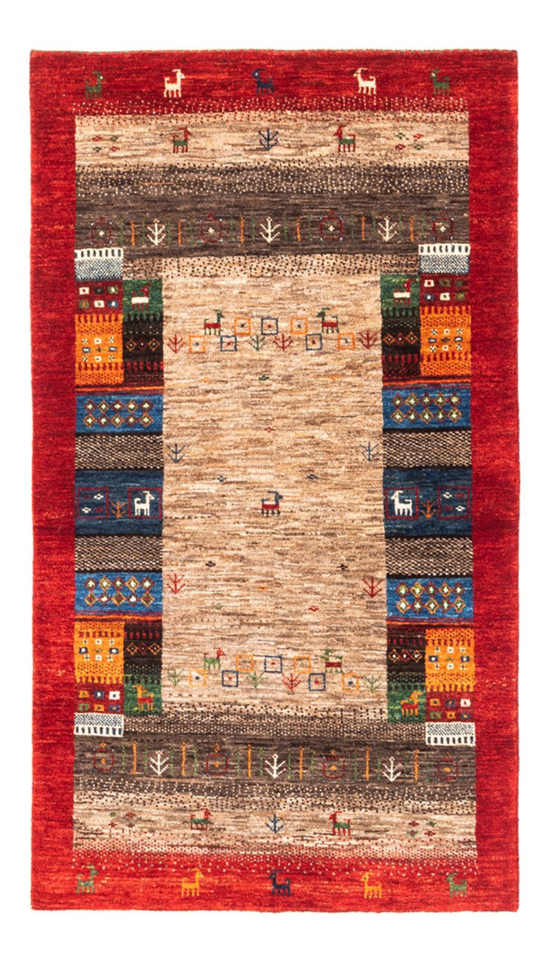 Alfombra Gabbeh - Loribaft Persa - Real - 147 x 86 cm - multicolor