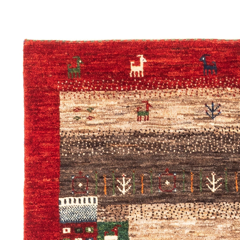 Alfombra Gabbeh - Loribaft Persa - Real - 147 x 86 cm - multicolor