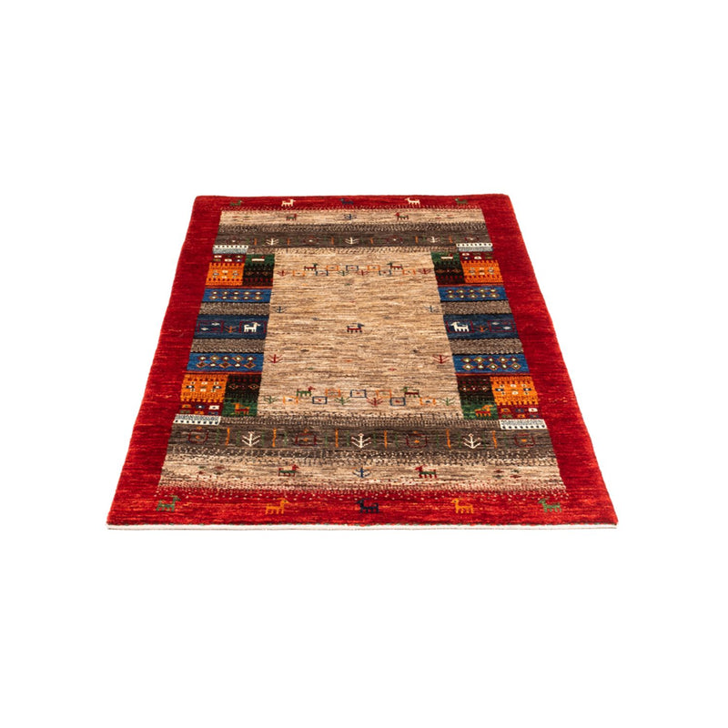 Alfombra Gabbeh - Loribaft Persa - Real - 147 x 86 cm - multicolor