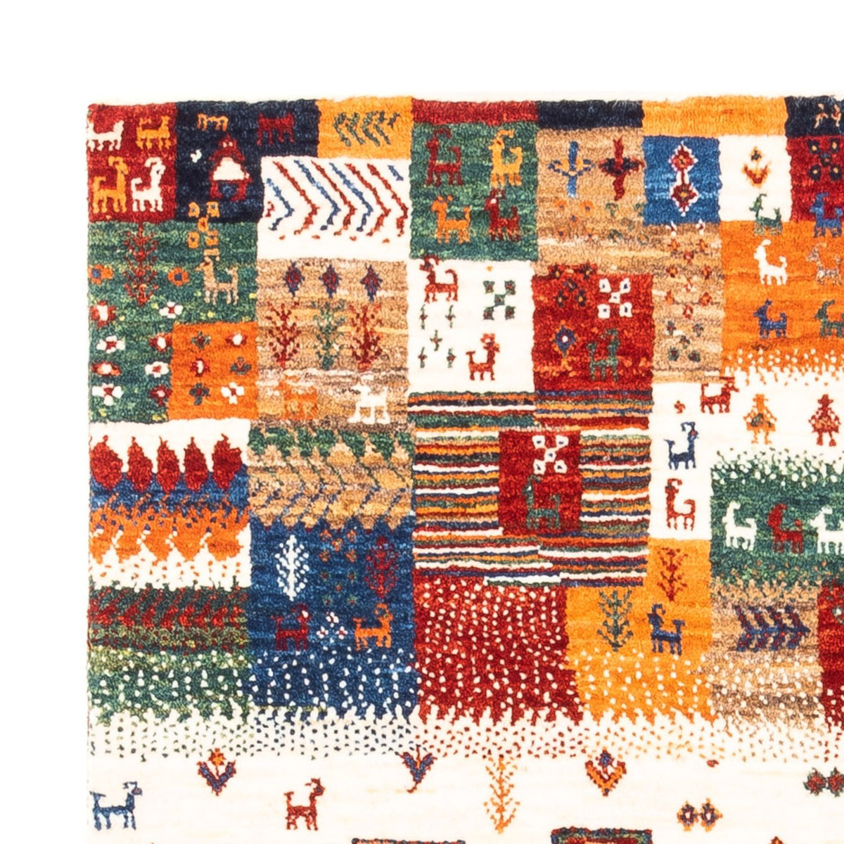 Loribaft Alfombra 100x153cm - Perserteppich Wollteppich